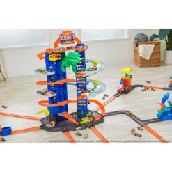 MATTEL Hot Wheels - Megacity Parkgarage -Vollständiger Spielwarenladen 223286 887961813425 mattel hw rennbahn hw ultimate garage 02