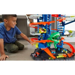 MATTEL Hot Wheels - Megacity Parkgarage -Vollständiger Spielwarenladen 223286 887961813425 mattel hw rennbahn hw ultimate garage 03