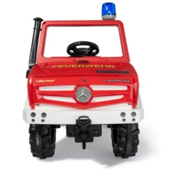 ROLLY TOYS Tretfahrzeug - RollyUnimog - Feuerwehrfahrzeug -Vollständiger Spielwarenladen 225055 4006485038220 rollytoys benz kinderfahrzeugunimog 01