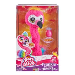 Zuru Pets Alive - Plüsch-Flamingo Frankie -Vollständiger Spielwarenladen 225425 4894680013957 zuru pets alive plueschflamingo frankie