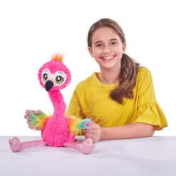 Zuru Pets Alive - Plüsch-Flamingo Frankie -Vollständiger Spielwarenladen 225425 4894680013957 zuru petsalive flamingo frankie 04