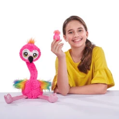 Zuru Pets Alive - Plüsch-Flamingo Frankie -Vollständiger Spielwarenladen 225425 4894680013957 zuru petsalive flamingo frankie 05