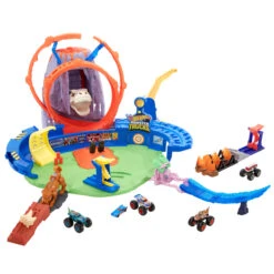 MATTEL Hot Wheels Monster Trucks - Spielset - T-Rex Vulkanarena -Vollständiger Spielwarenladen 231491 887961974782 mattel hw arena 06