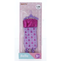 Besttoy - Modepuppenkleid - Cocktailkleid - Lila-Pink