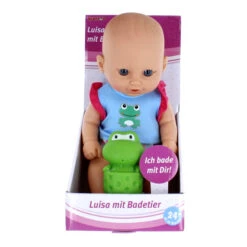 Besttoy - Badepuppe - Luisa Mit Badetier - 1 Stück -Vollständiger Spielwarenladen 237479 4016096431303 Besttoy Luisa mit Badetier 01