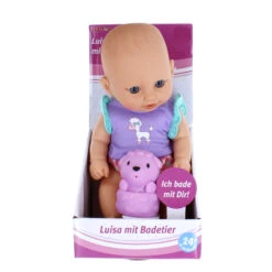 Besttoy - Badepuppe - Luisa Mit Badetier - 1 Stück -Vollständiger Spielwarenladen 237479 4016096431303 Besttoy Luisa mit Badetier 03