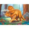 Besttoy - Glitzermosaik Bastelset - Triceratops