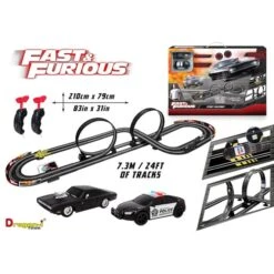 Auto-Rennbahn - Fast&Furious - Stunt Raceway -Vollständiger Spielwarenladen 239736 4894166908302 dragon i toys faf rennbahn fast furious 01
