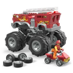 MATTEL MEGA Hot Wheels - 5 Alarm Monster Truck & Feuerwehrfahrzeug -Vollständiger Spielwarenladen 242505 194735064441 mattel truck feuerwehrfahrzeug 01