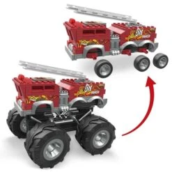 MATTEL MEGA Hot Wheels - 5 Alarm Monster Truck & Feuerwehrfahrzeug -Vollständiger Spielwarenladen 242505 194735064441 mattel truck feuerwehrfahrzeug 03