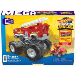 MATTEL MEGA Hot Wheels - 5 Alarm Monster Truck & Feuerwehrfahrzeug -Vollständiger Spielwarenladen 242505 194735064441 mattel truck feuerwehrfahrzeug 06