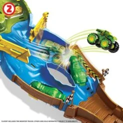 MATTEL Hot Wheels Monster Trucks - Wettkampf Rennstrecke -Vollständiger Spielwarenladen 242509 194735058082 mattel wettkampf rennstrecke 03