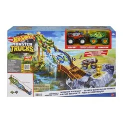 MATTEL Hot Wheels Monster Trucks - Wettkampf Rennstrecke -Vollständiger Spielwarenladen 242509 194735058082 mattel wettkampf rennstrecke 05