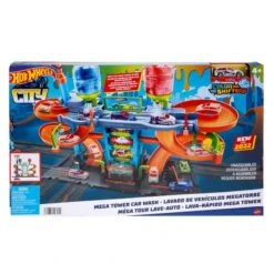 MATTEL Hot Wheels City - Farbwechsel Auto-Waschanlage 14 MATTEL Hot Wheels City - Farbwechsel Auto-Waschanlage -Vollständiger Spielwarenladen 242514 194735028955 hotwheels city mega turm autowaschanlage mattel 10