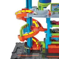 MATTEL Hot Wheels City - Farbwechsel Auto-Waschanlage 12 MATTEL Hot Wheels City - Farbwechsel Auto-Waschanlage -Vollständiger Spielwarenladen 242514 194735028955 mattel mega turm autowaschanlage 06