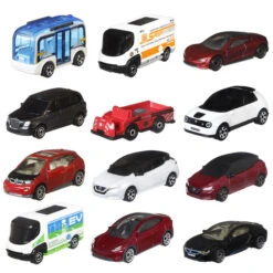 MATTEL Matchbox - Multipack - MBX Elektro Autos -Vollständiger Spielwarenladen 242517 194735059157 mattel matchbox basic ev 12 pack 01