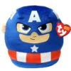 Marvel - Ty Squishy Beanies - Plüsch Kissen Captain America - Ca. 31 Cm -Vollständiger Spielwarenladen 248125 8421393558 TY Deutschland Marvel Squishy Beanie Captain America 01