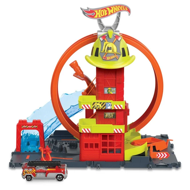 MATTEL Hot Wheels - City - Super Looping Feuerwache 3 MATTEL Hot Wheels - City - Super Looping Feuerwache