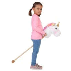 Besttoy Steckenpferd - Einhorn -weiß - Ca. 100 Cm -Vollständiger Spielwarenladen 4016096307530 2007283