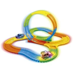 Rennbahn Zum Zusammenstecken - Glow In The Dark -Vollständiger Spielwarenladen 4016096366704 21185111