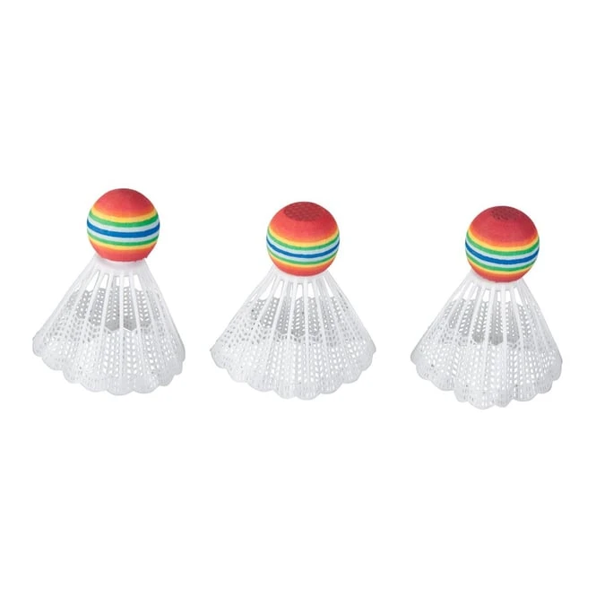 Federbälle - Mit Bunter Softspitze - 3 Stück - Besttoy 3 Federbälle - Mit Bunter Softspitze - 3 Stück - Besttoy