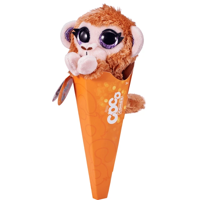 Zuru COCO Cones - Plüsch-Tier In Der Tüte - Affe Kai 3 Zuru COCO Cones - Plüsch-Tier In Der Tüte - Affe Kai